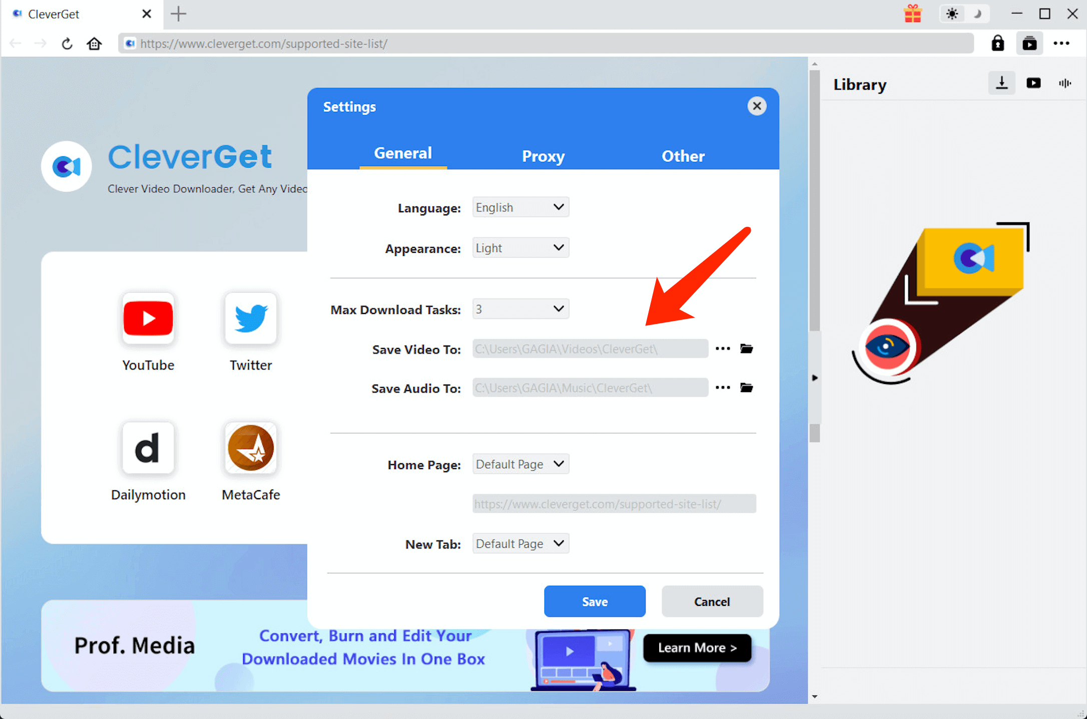  How-to-download-YouTube-videos-with-CleverGet-set-output-directory 