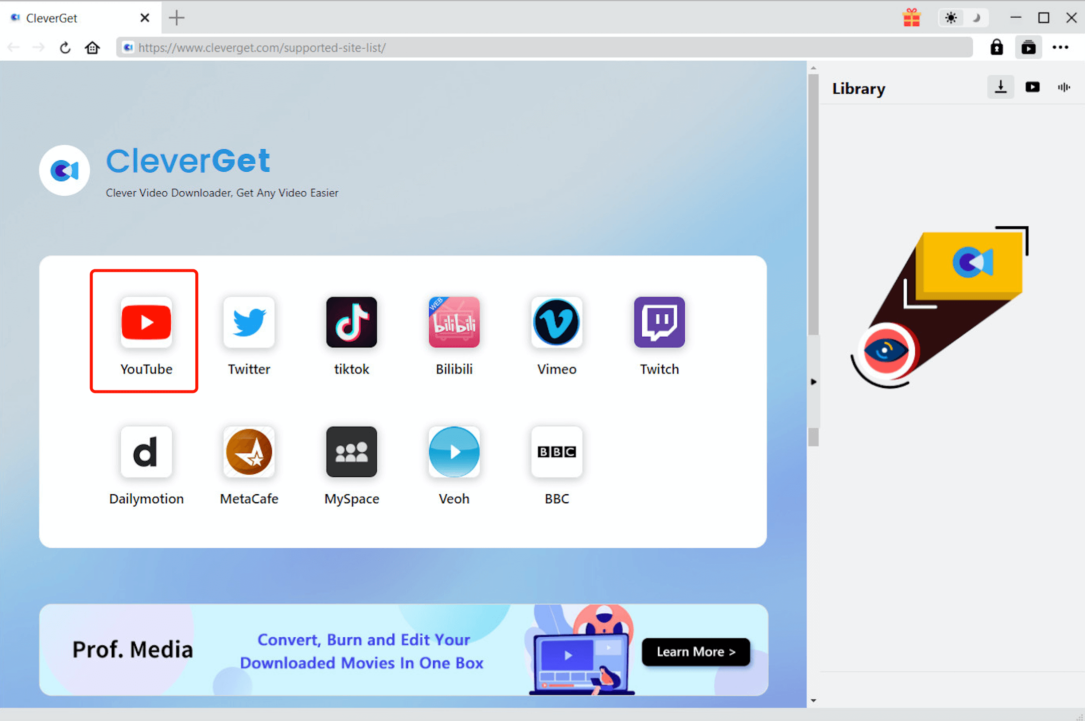  download-YouTube-live-stream-with-CleverGet-locate-YouTube-video 