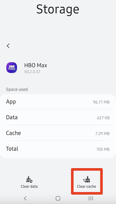   fix-HBO-Max-can't-play-title-Android-clear-cache 
