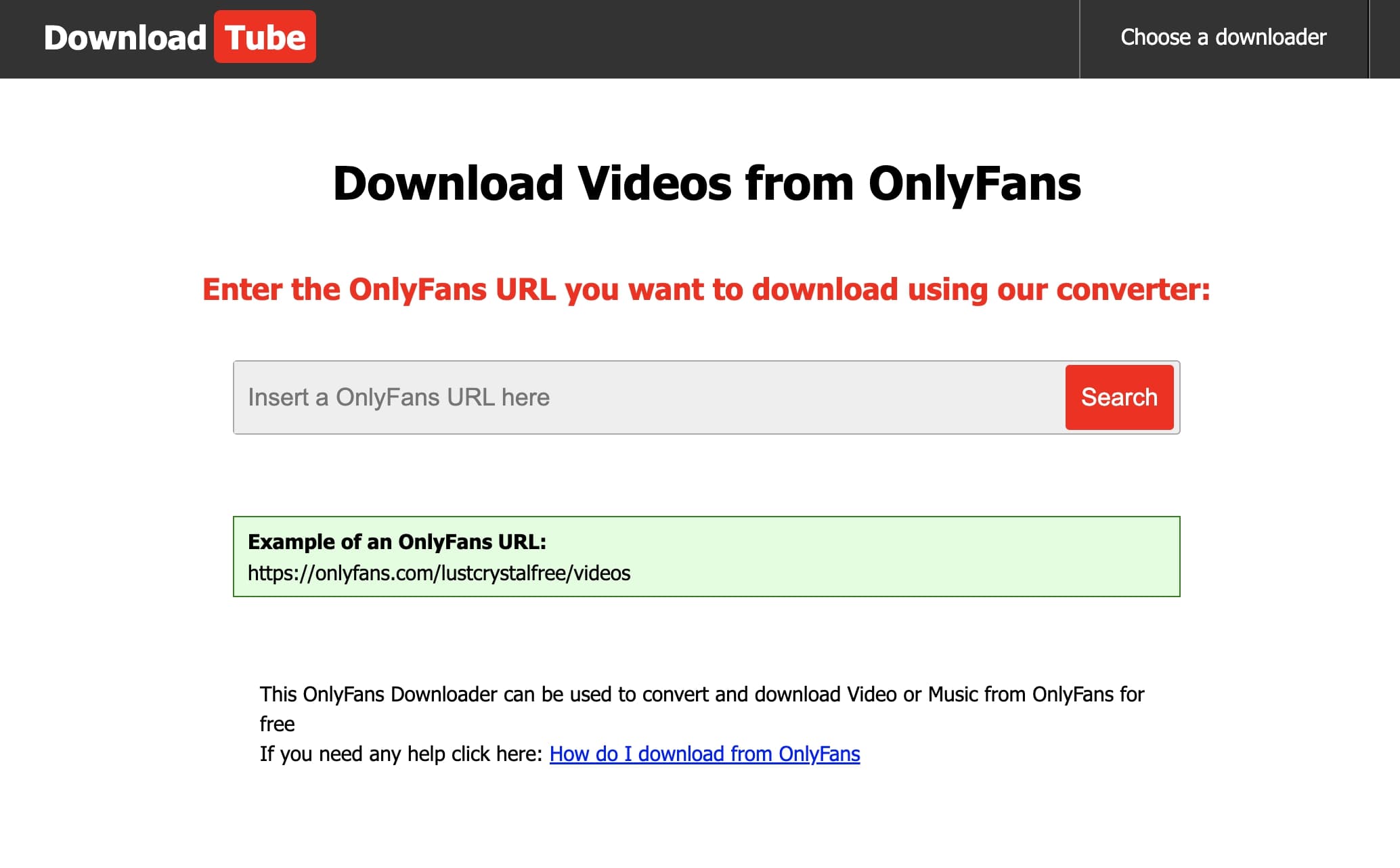   OnlyFans-downloader-DownloadTube 
